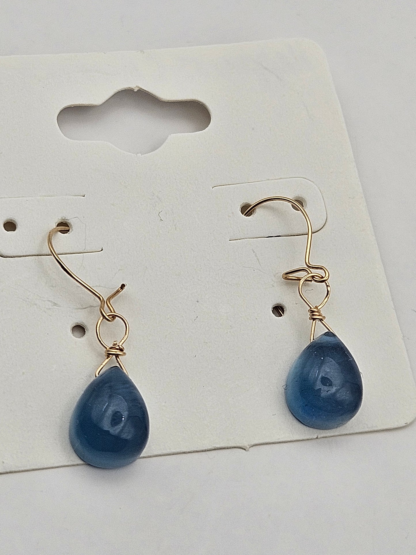 Santa Maria Aquamarine 14k Gold Filled Drop Earrings