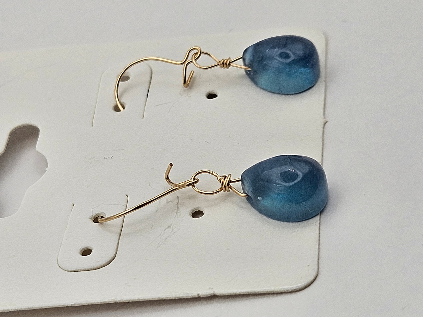 Santa Maria Aquamarine 14k Gold Filled Drop Earrings