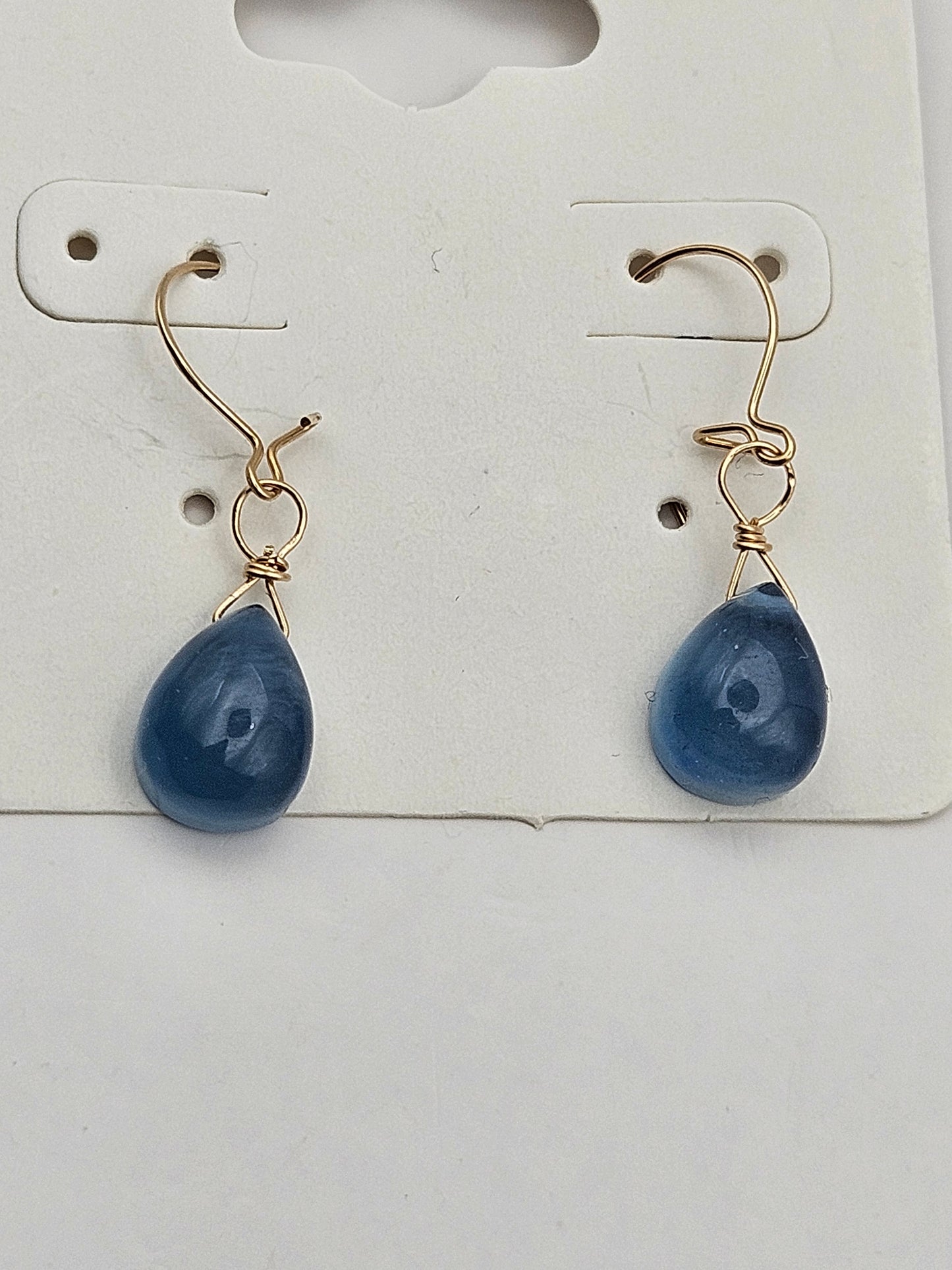 Santa Maria Aquamarine 14k Gold Filled Drop Earrings