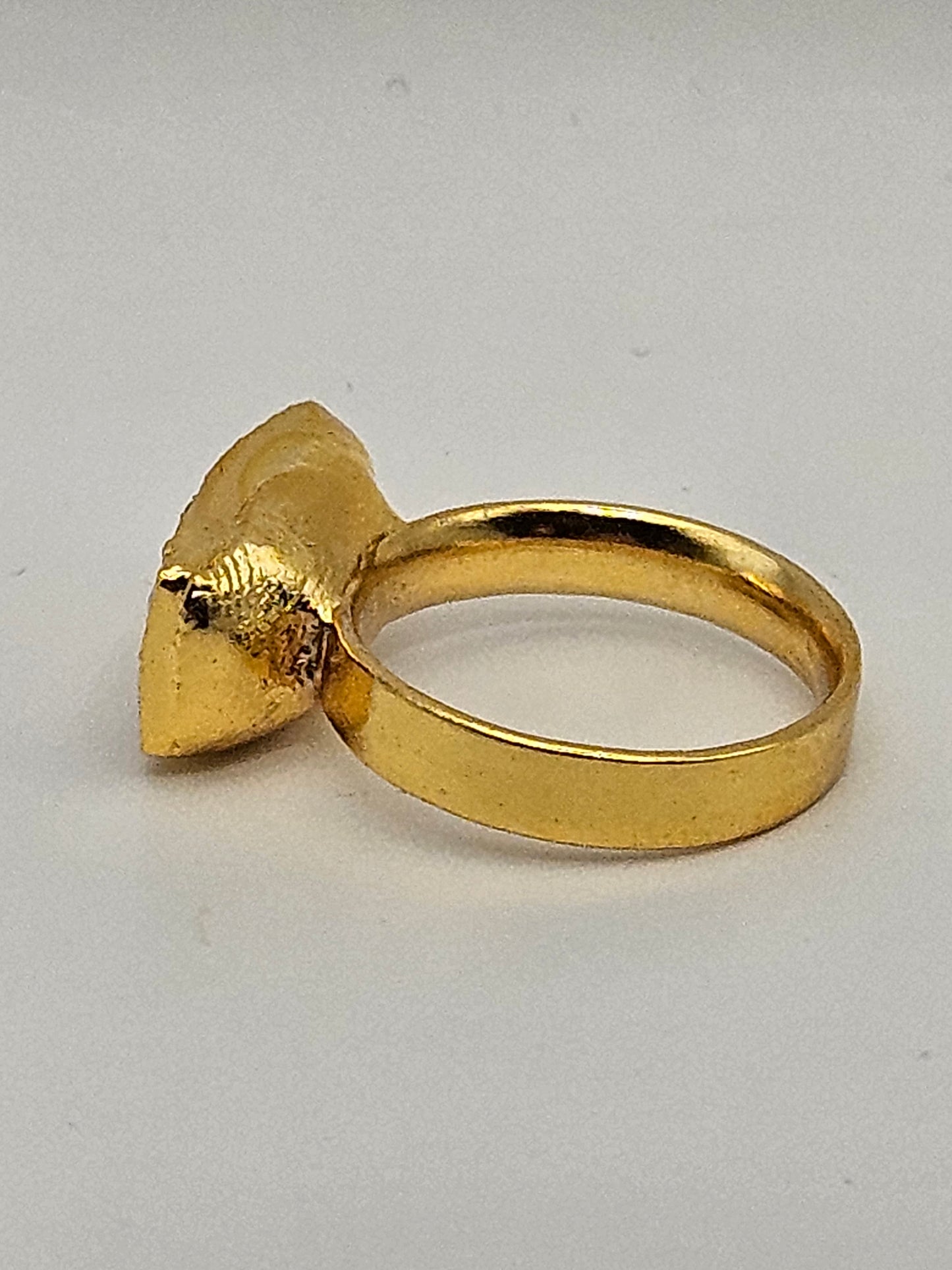 Citrine/Cognac Topaz 14k Gold Filled Bezel Set Ring