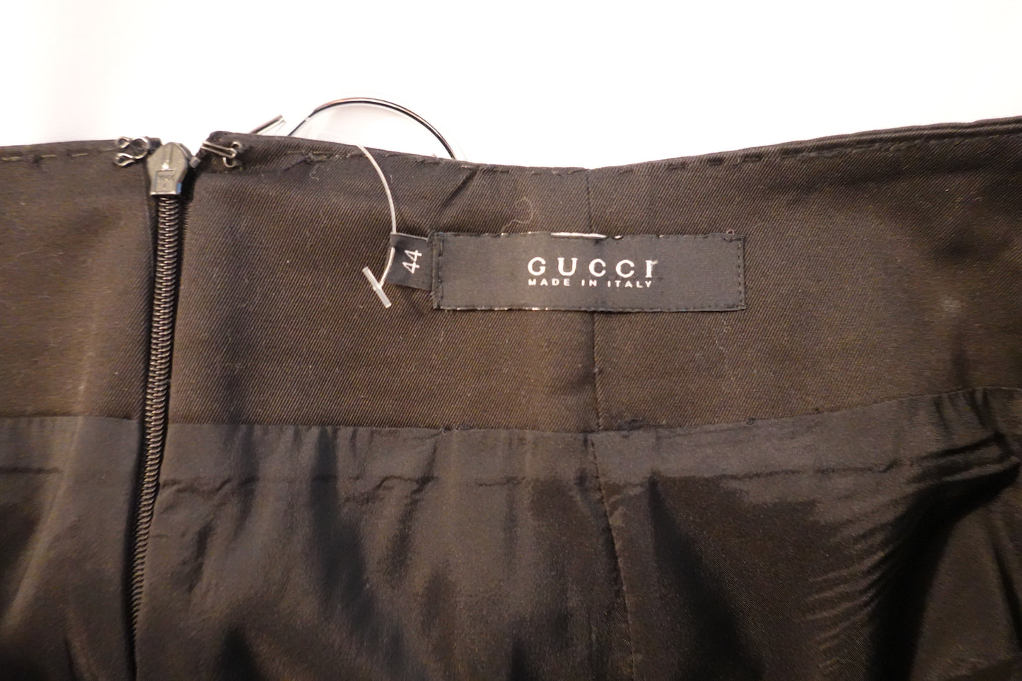 Vintage Gucci Embroidered Patch Pencil Skirt Black Size EUR 44 (EUC) US L