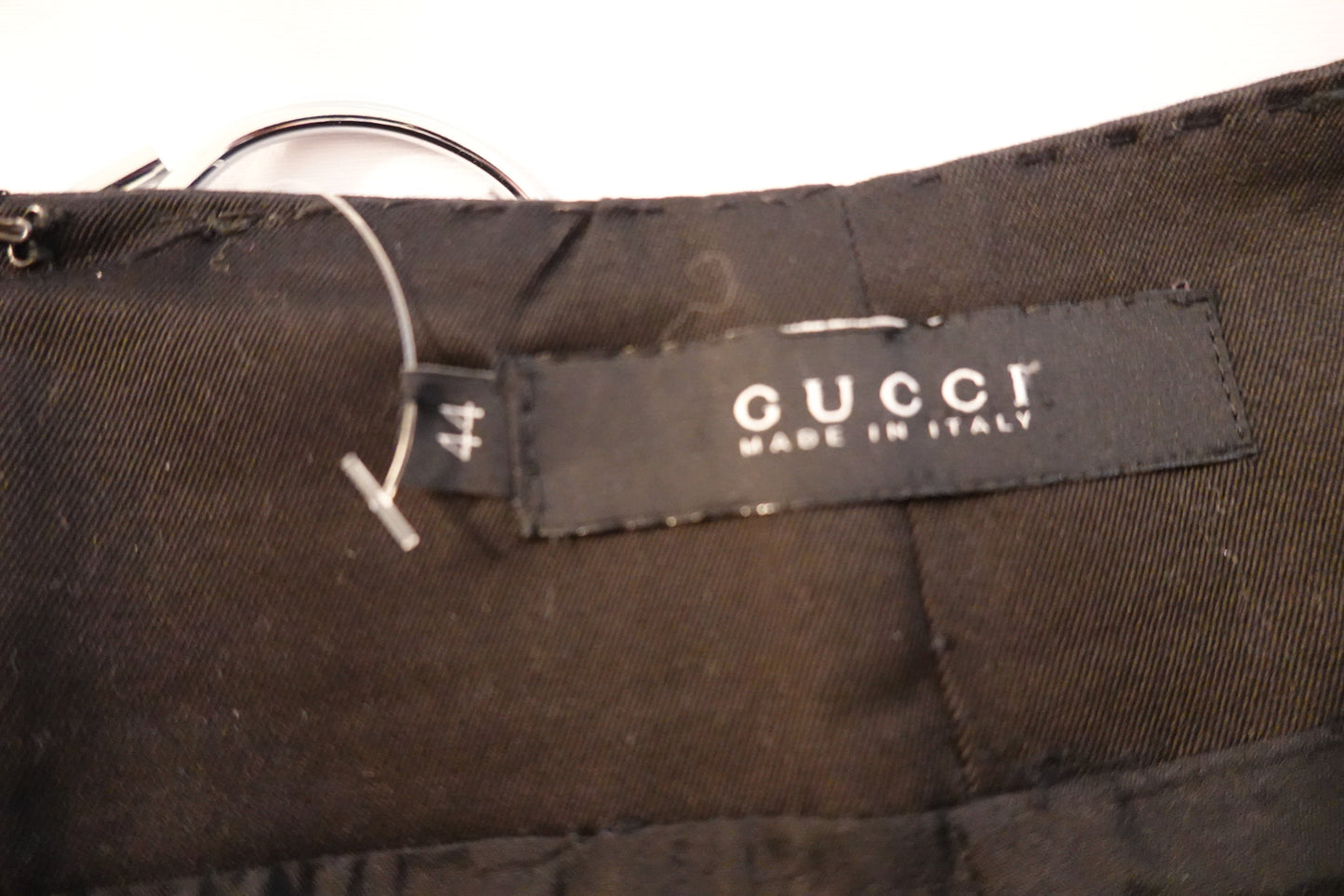 Vintage Gucci Embroidered Patch Pencil Skirt Black Size EUR 44 (EUC) US L