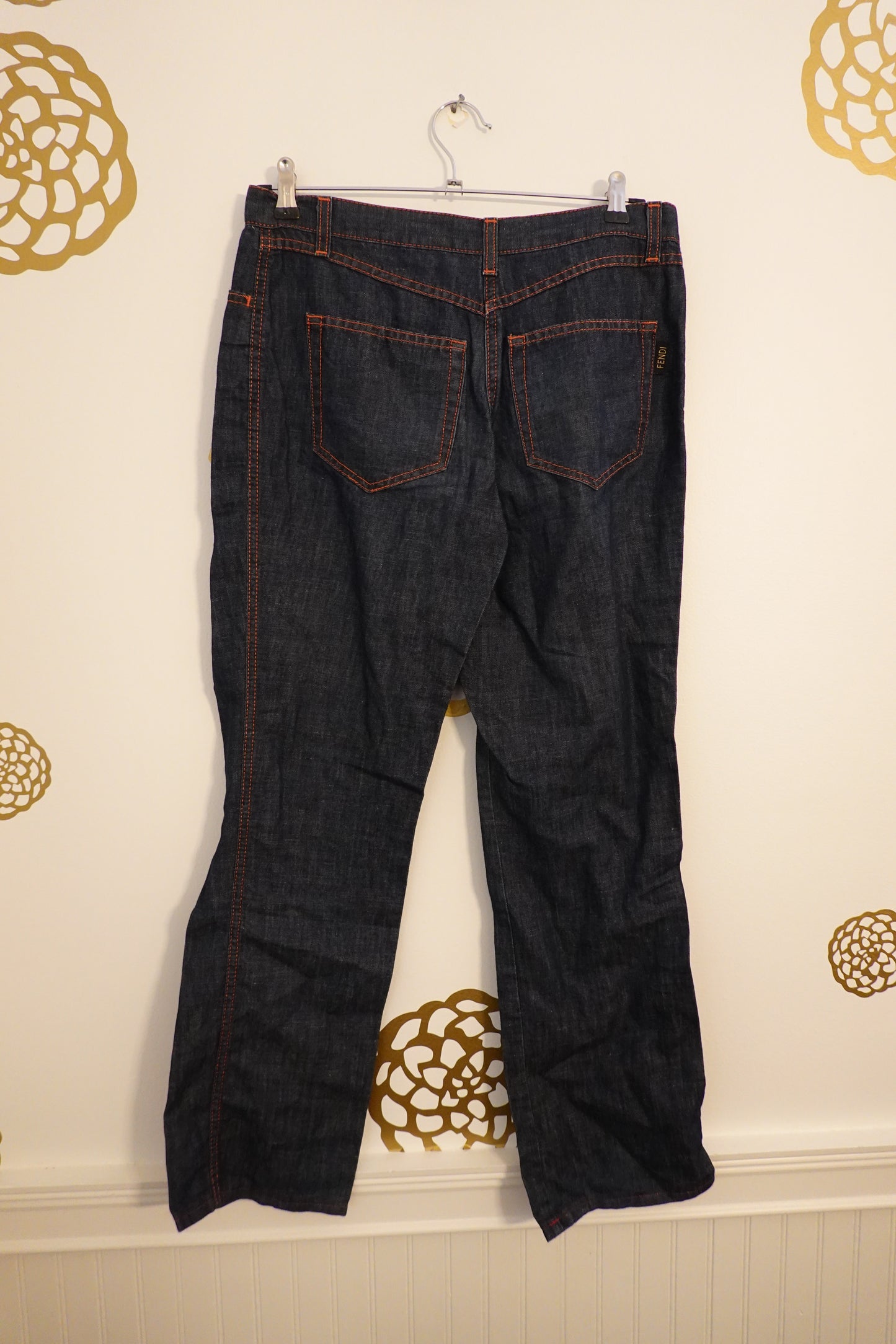 Vintage Fendi Denim Straight Leg Jeans Size 28 (IT 42) (VGUC)