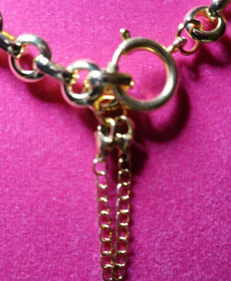 Vintage Prada Pendant/Charm on New "Fancy" Chunky Chain 16" - 19" Necklace (Silver, other chains/combos Available - see photos)