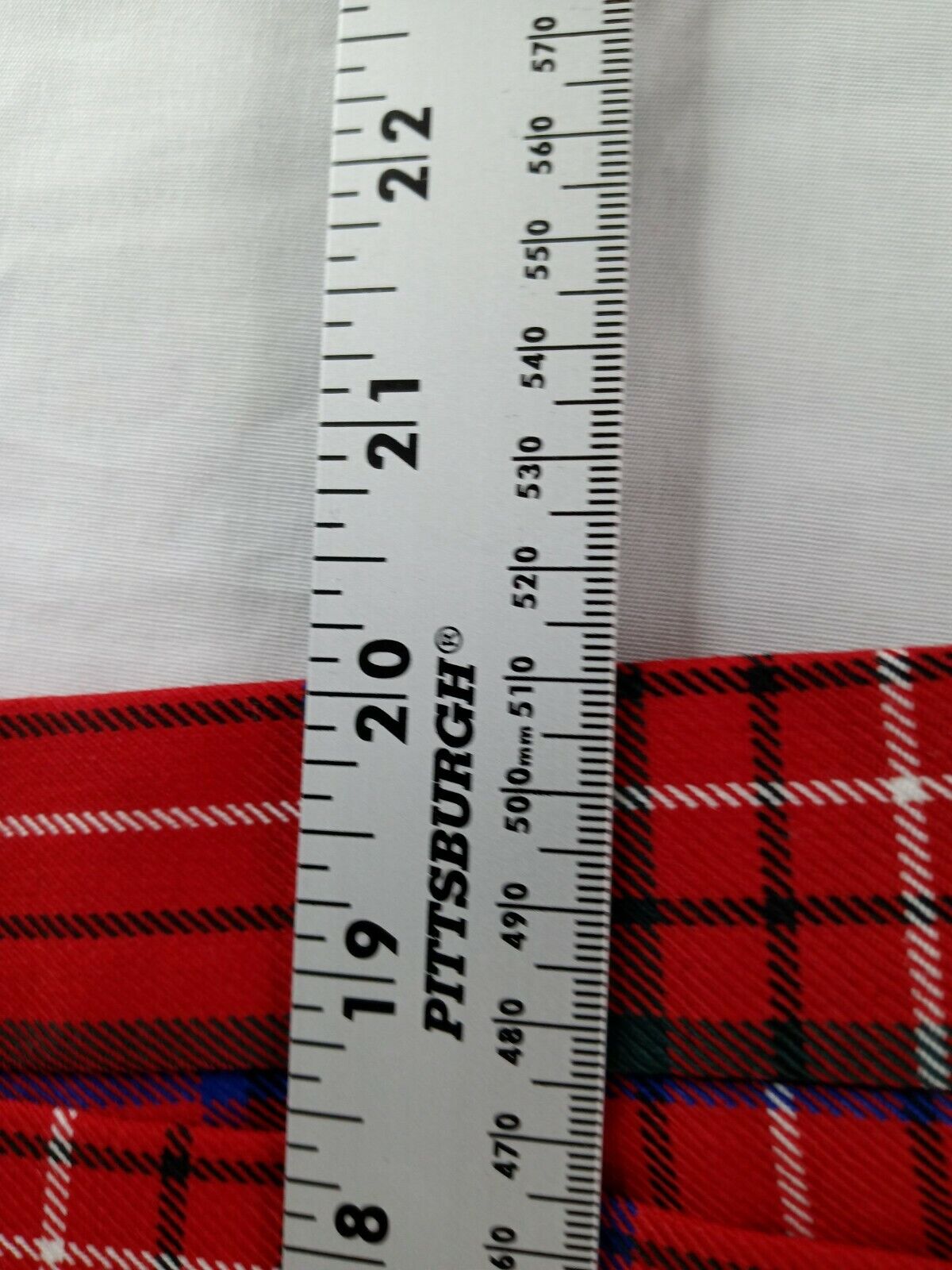 Vintage James Pringle Weavers Plaid Tartan Scottish Punk w/ Pins Knife Wielding Kitty Patch Size 14 (EUC)