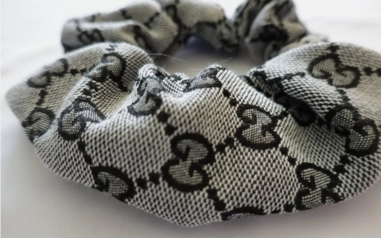 GG Monogram Fabric Scrunchie