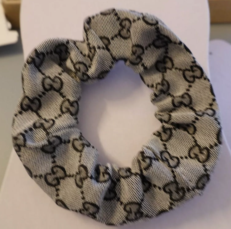 GG Monogram Fabric Scrunchie