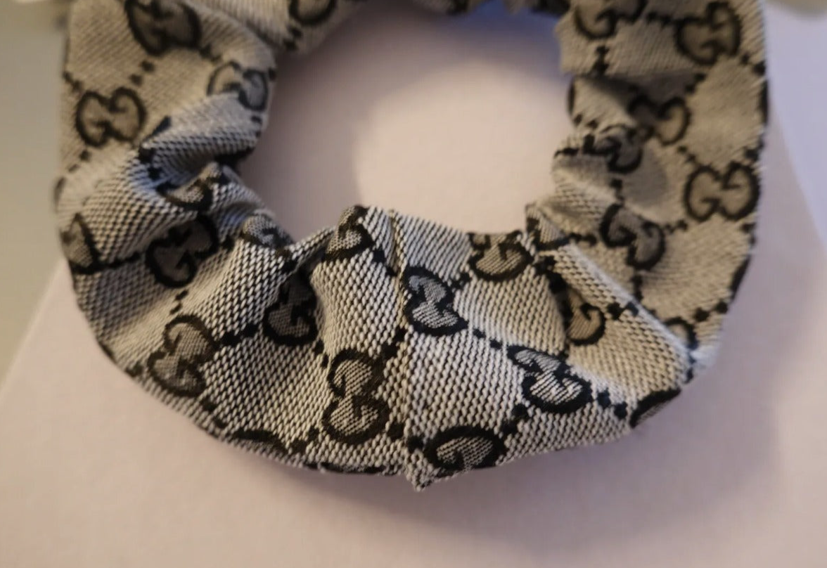 GG Monogram Fabric Scrunchie