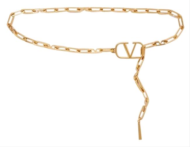 Valentino Garavani V Chain Logo Gold Belt (Like New)